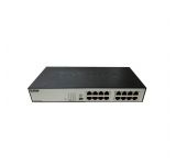 DGS-1016S-CN, D-Link Switch, 16 Gigabit-Ports/32 Gbit/s Bandbreite/4 kV Blitzschutz