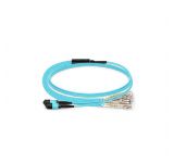2MPOM-1M-12LC-D-OM3-24C-3R-2R-A-FO0-6-L, Nötr Varsayılan MPO Yama Kablosu, MPO/UPC erkek-6*LC/UPC çift taraflı, 1M, OM3, 12 çekirdek