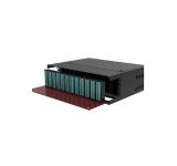MPO-IRA-12C-3U, Nötr MPO Çekmece Rafı, 12 kaset yuvası/3U yükseklik/boş raf