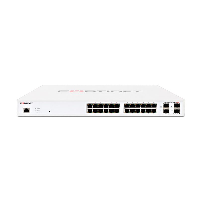 【初期化済】FortiSwitch-124E-POE 給電対応L2スイッチ FS-124E-FPOE Price - Fortinet FortiSwitch 100 Series Entry Switches