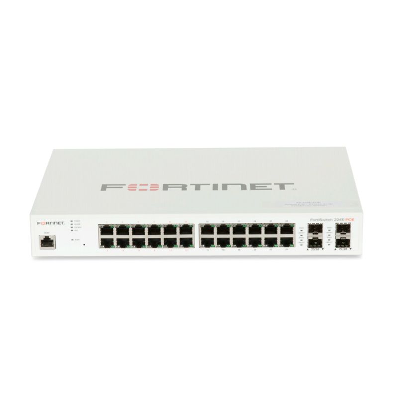 Fortinet FS-224E-POE FortiSwitch 24xGE PoE 4xGE SFP