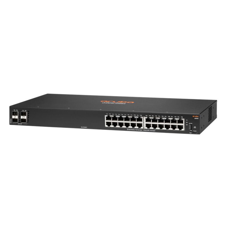 Aruba R8N88A CX 6000 24G Access Switch, Layer 2/3, Enterprise Edge