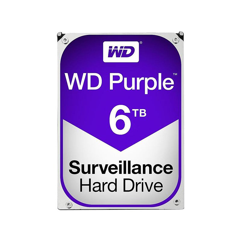Western Digital WD60PURX Purple 6TB Surveillance HDD SATA 6Gbps