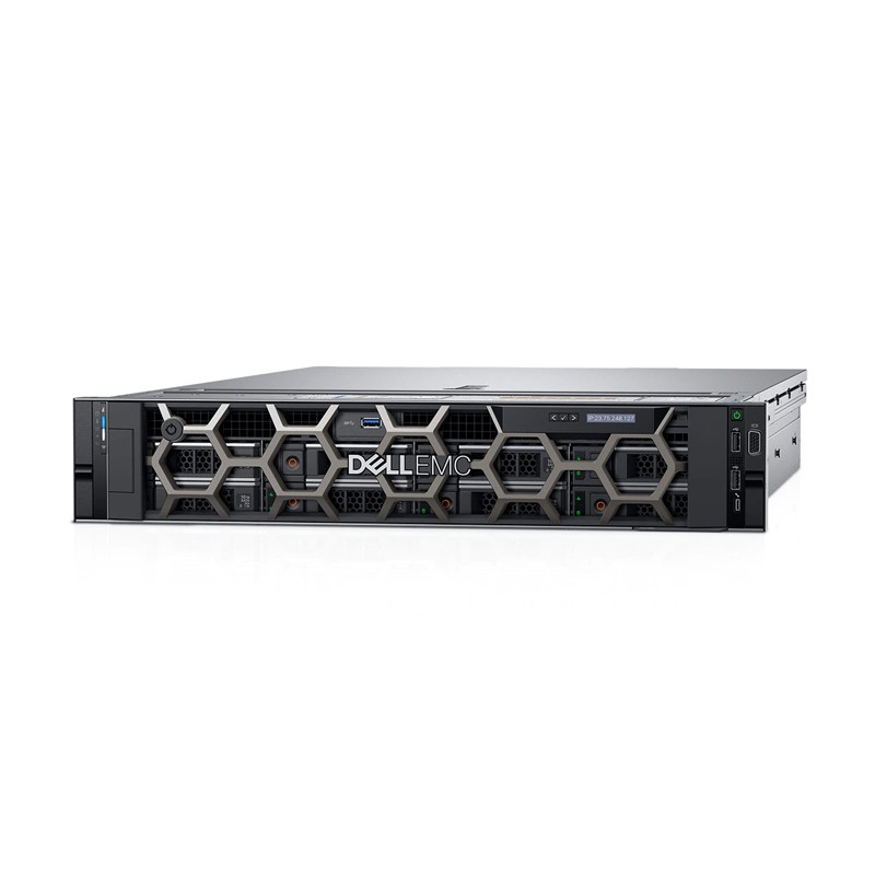 DELLR740-26 خادم Server Dell PowerEdge R740، هيكل 2U، معالج Intel Xeon 5218 16 نواة بسرعة 2.3GHz، ذاكرة 8GB RAM، قرص 600GB SAS 10K