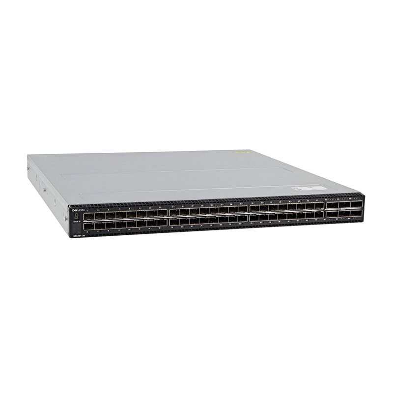 S5048F-ON, Dell EMC S5048F-ON Switch, 48x25GbE SFP28/6x100GbE QSFP28/IO-PSU airflow S5048F-ON, Dell EMC S5048F-ON Switch, 48x25GbE SFP28/6x100GbE QSFP28/IO-PSU airflow