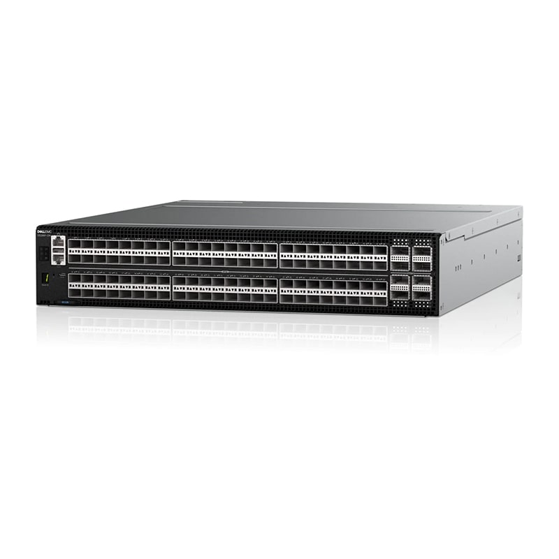 S5296F-ON, Dell EMC S5296F-ON Switch, 96x25GbE SFP28/8x100GbE QSFP28/IO to PSU airflow S5296F-ON, Dell EMC S5296F-ON Switch, 96x25GbE SFP28/8x100GbE QSFP28/IO to PSU airflow