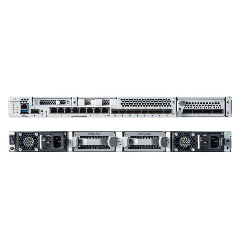 FPR3120-NGFW-K9, Cisco FirePower 3000 Firewall, 8x10GE SFP+/4xGE RJ45/Throughput 5Gbps