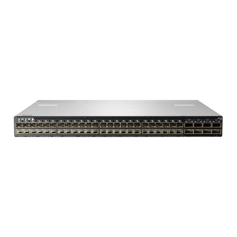 R0P81A, HPE StoreFabric SN2410M Switch, 48x25GbE SFP28/8x100GbE QSFP28/Power to Connector Airflow R0P81A, HPE StoreFabric SN2410M Switch, 48x25GbE SFP28/8x100GbE QSFP28/Power to Connector Airflow
