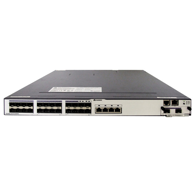 Huawei Huawei S5700-28C-EI-24S, Huawei S5700 Switch, 20×100/1000Base-X/4×GE Combo/Dual Power Slots