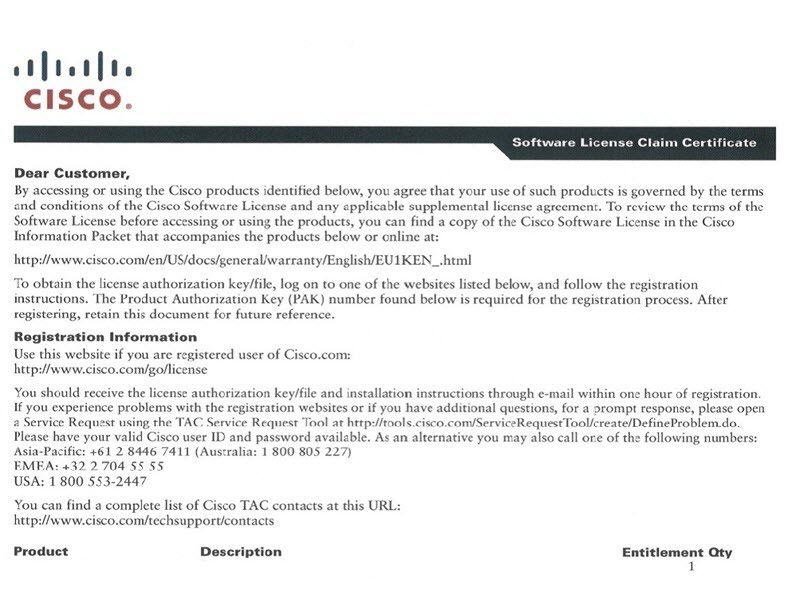 Cisco SW-CCME-UL-7965