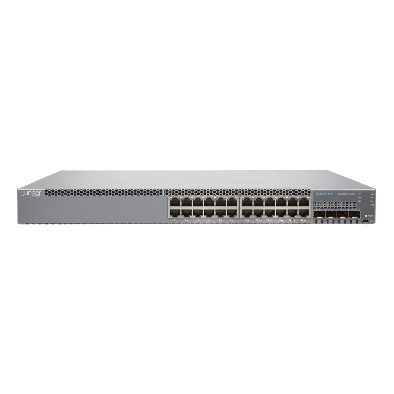EX3400-24T, Switch Juniper EX3400, 24×1G Base-T/4×10G SFP+/2×40G QSFP+