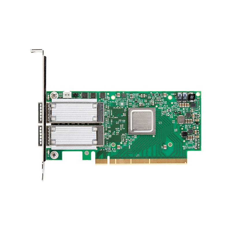 MCX516A-CDAT, NVIDIA Mellanox ConnectX-5 Ex Network Interface Card, 100GbE Dual QSFP28/PCIe4.0 x16/Tall Bracket MCX516A-CDAT, NVIDIA Mellanox ConnectX-5 Ex Network Interface Card, 100GbE Dual QSFP28/PCIe4.0 x16/Tall Bracket