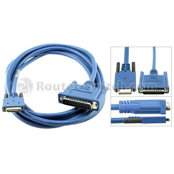 Cisco CAB-SS-232MT RS-232 DTE Male to Smart Serial Cable 10ft