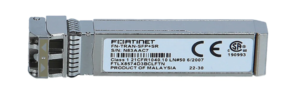 Fortinet FN-TRAN-SFP+SR 10G SFP+ transceiver module