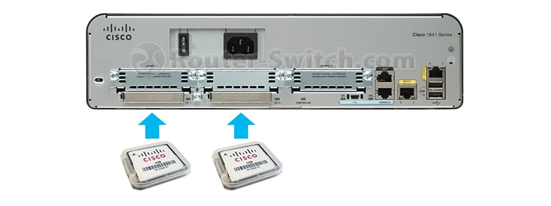 MEM-CF-256U1GB installed in the router