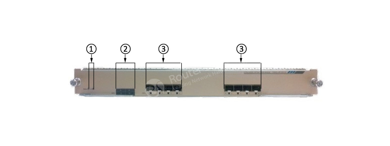 C6800-8P10G-XL= Ethernet Module Front Panel