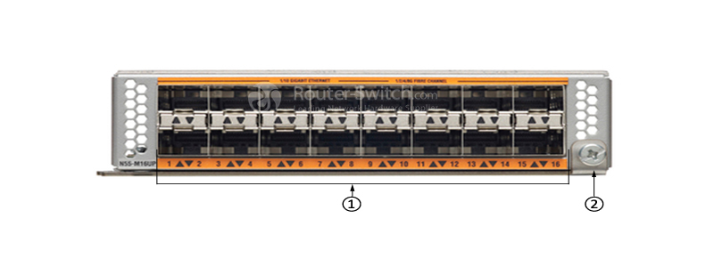 N55-M16UP= Front Panel