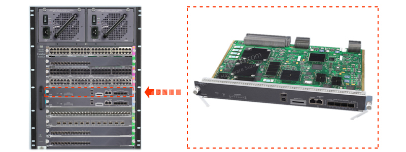 WS-X45-SUP7-E installed in the switch