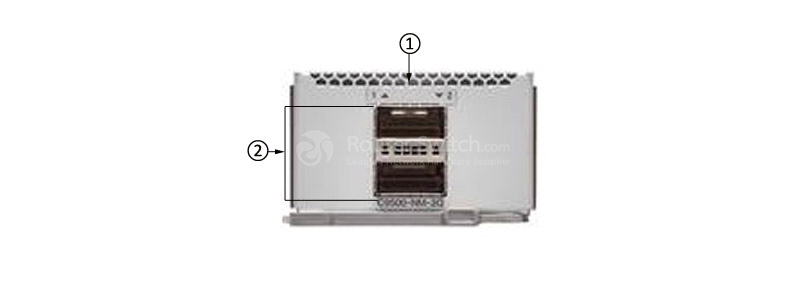 the front panel of C9500-NM-2Q=