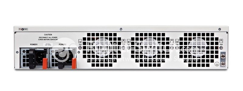 Fortigate FG-3000D Rear view Fortigate FG-3000D Rear view