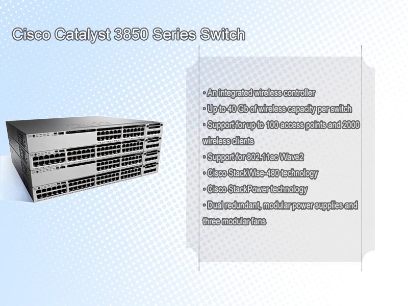 Cisco Catalyst 3850 Series Features