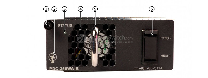 PDC-350WA-B Front Panel