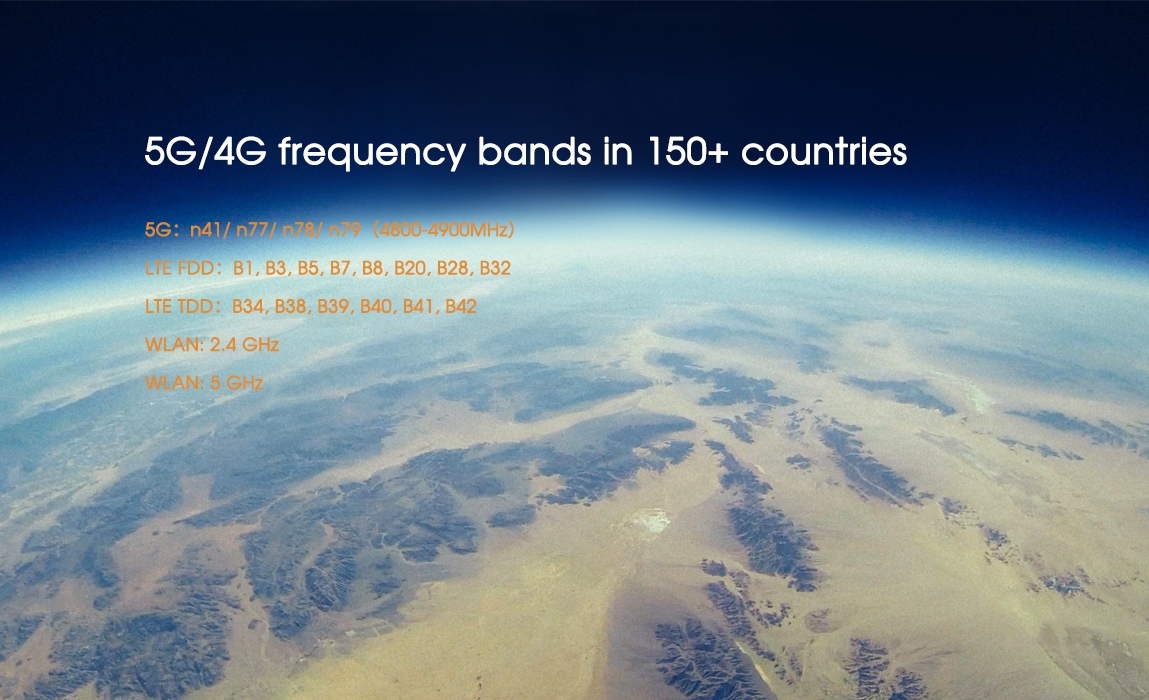 huawei 5g mobile wifi-5G4G frequency bands in 150+ countries