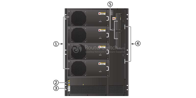S9712 chassis structure (rear view)