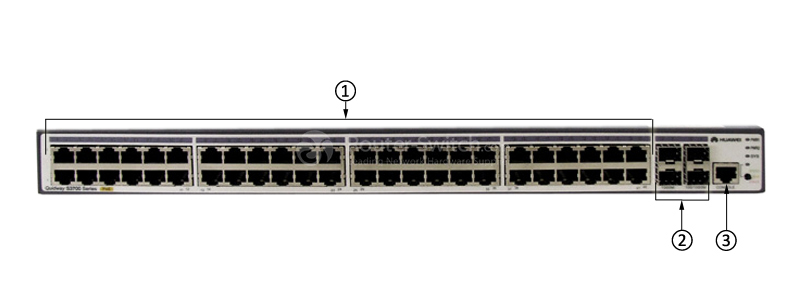 S3700-52P-PWR-EI Front Panel