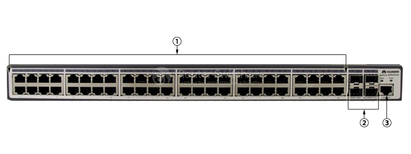S3700-52P-PWR-SI Front Panel