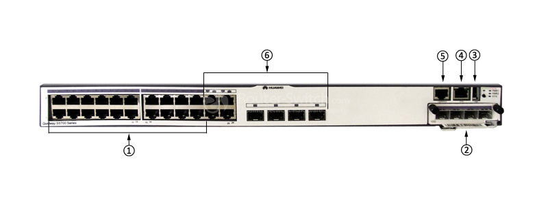 S5700-28C-SI-AC front panel