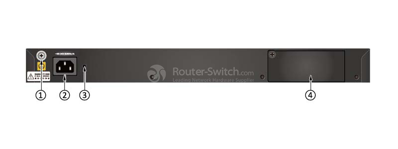  the back panel of S5700-28P-LI-BAT
