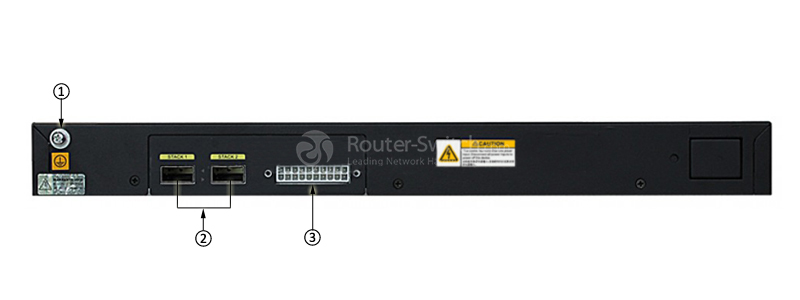 S5720-32P-EI-AC Back Panel