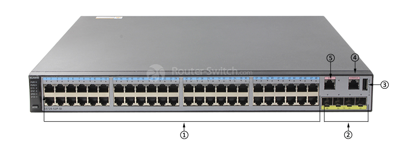S5720-52X-SI-DC  front
