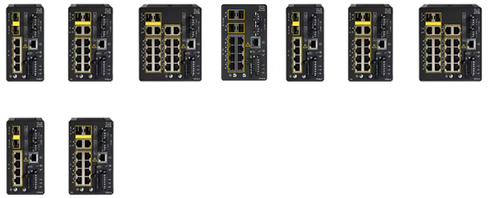 Cisco Catalyst IE3100 Rugged Series switch models including IE-3100-8P2C-E